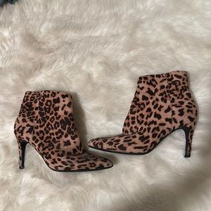 Express cheetah print heels